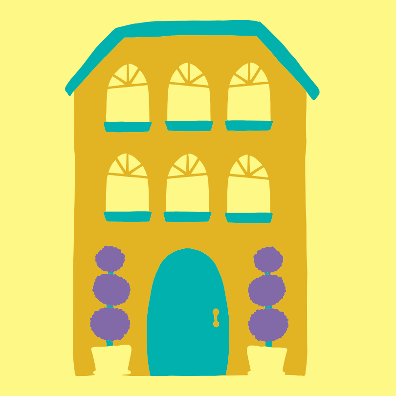 Grafik eines Hauses