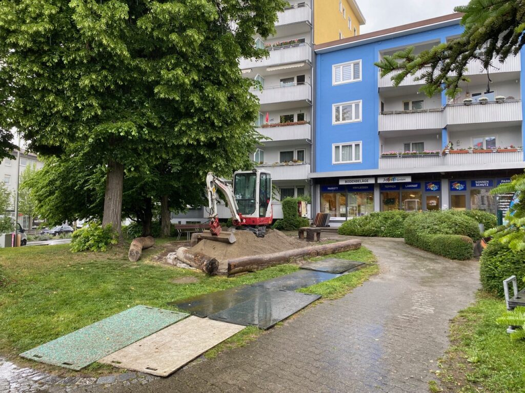 Ein Sandkasten
