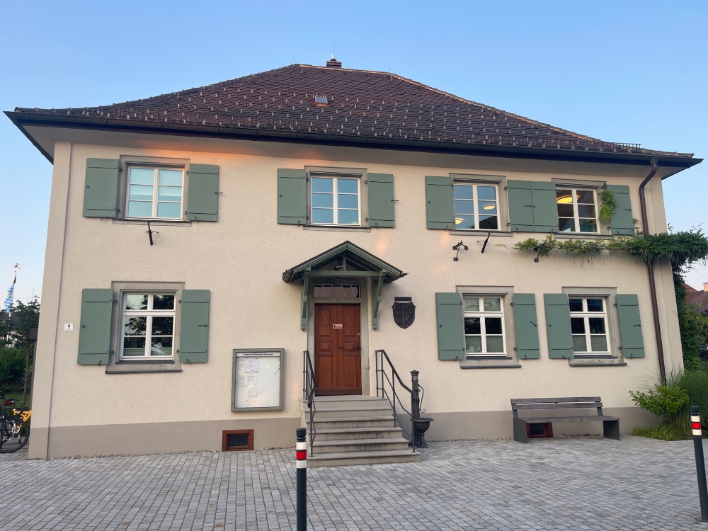 Außenansicht von einem Haus.