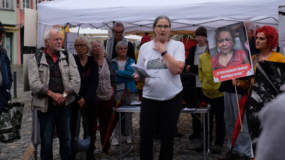 Eine Kundgebung