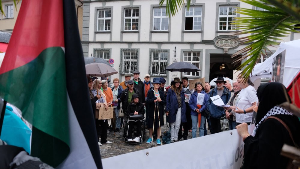 Eine Kundgebung