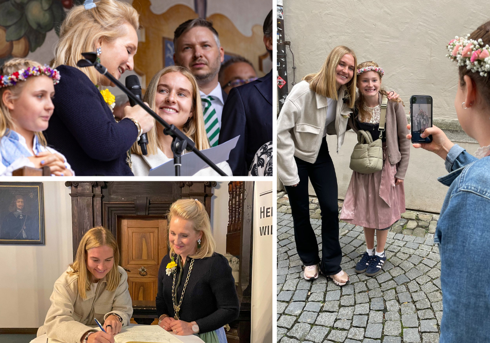 Janina Minge beim Kinderfest