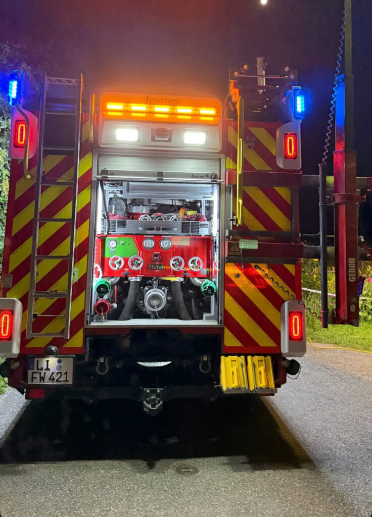 Ein Feuerwehrauto
