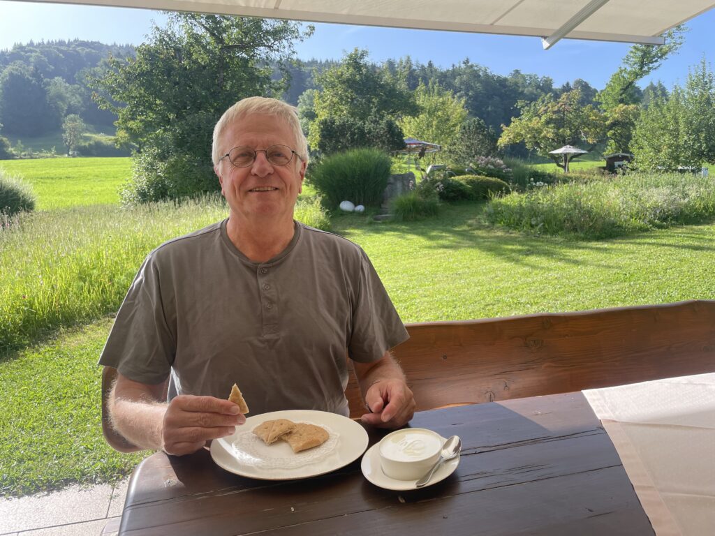 Person beim Fasten