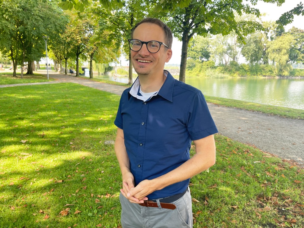 Portrait von einem Mann.