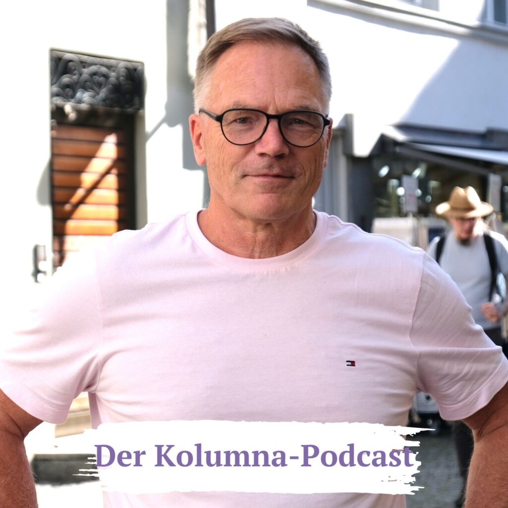 Portrait von einem Mann mit Bauchbinde.