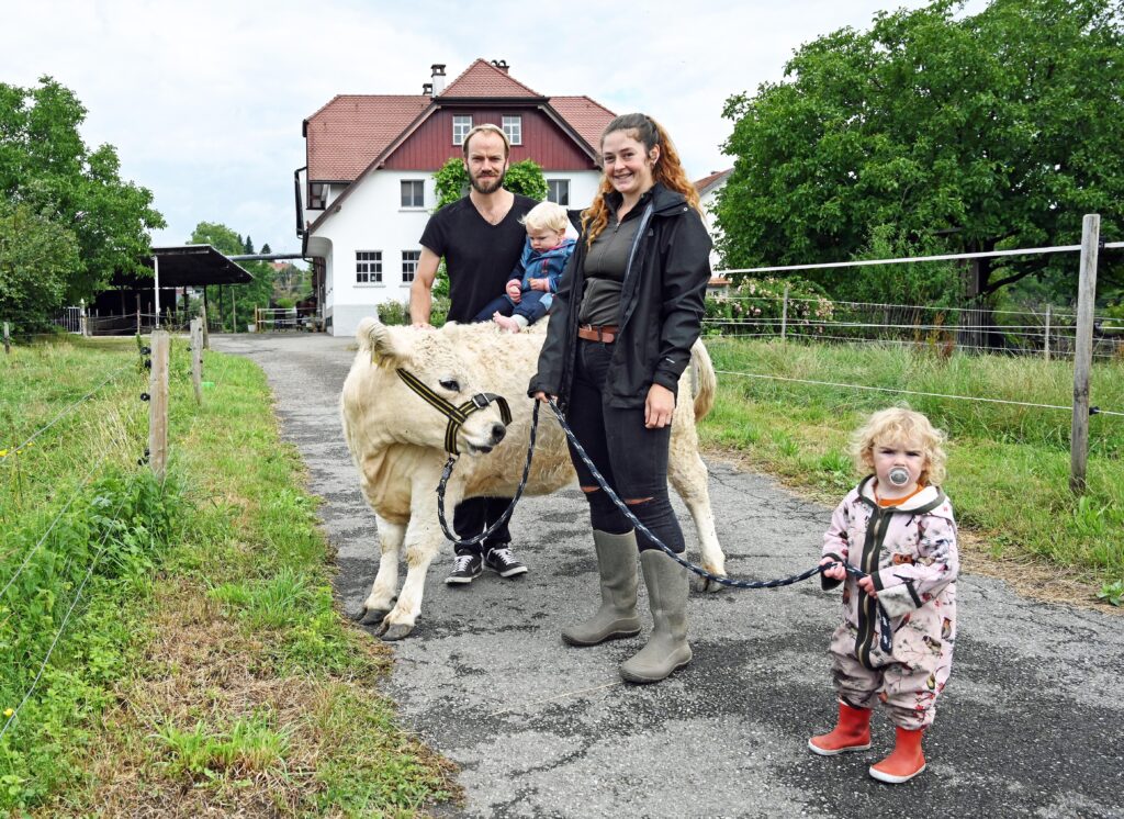 Familie Ehrmann vom Simmerbuchhof Lindau, Galloway