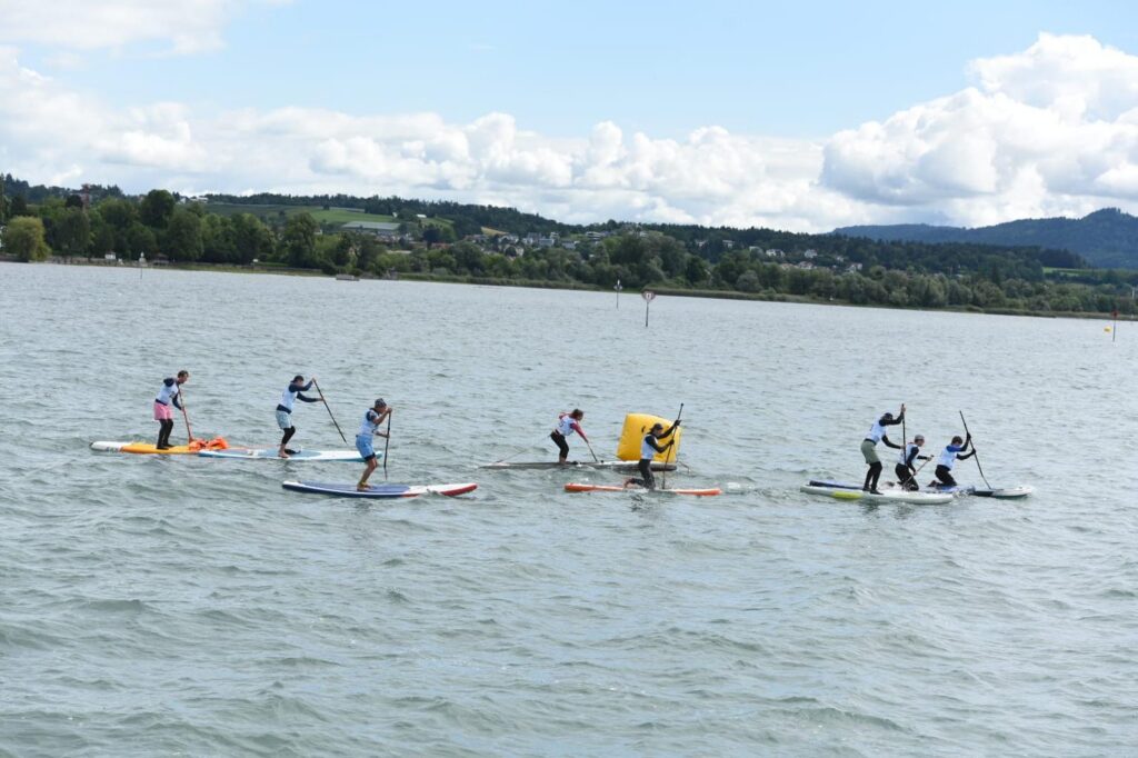 Stand Up Paddling auf dem Bodensee
